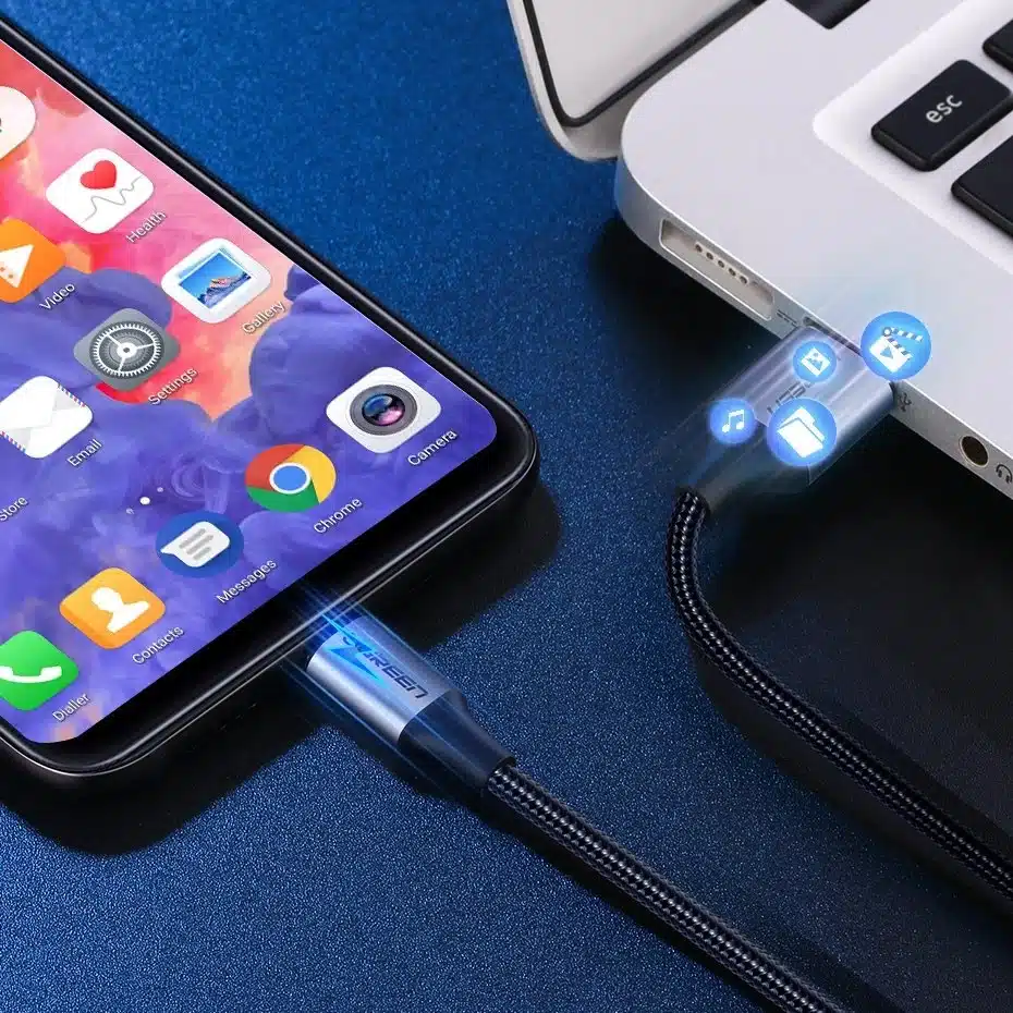 Ugreen US288 60124 καλώδιο USB-A / USB-C QC 3.0 3A 0.25m - γκρι - Image 7