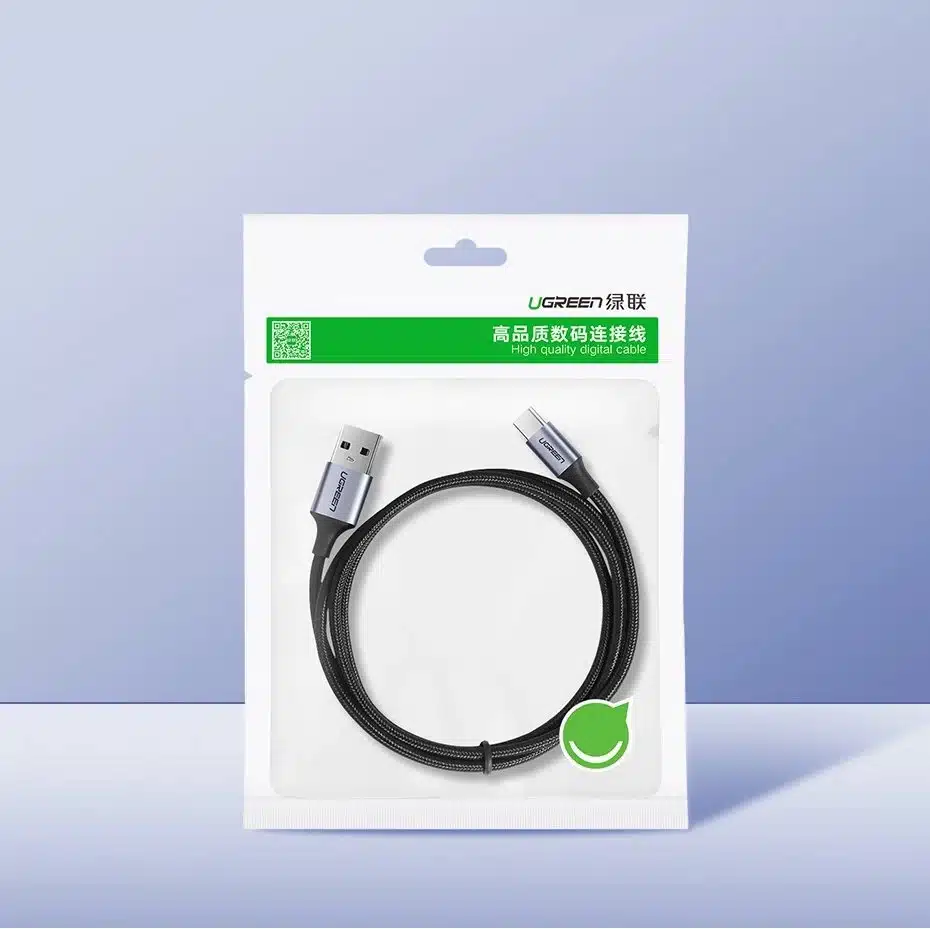 Ugreen US288 60124 καλώδιο USB-A / USB-C QC 3.0 3A 0.25m - γκρι - Image 9