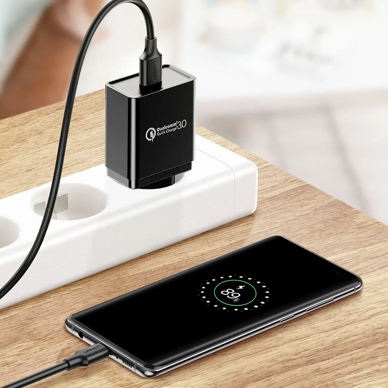 Ugreen US184 20883 καλώδιο USB-A 3.0 / USB-C 3A 1.5m - μαύρο - Image 10