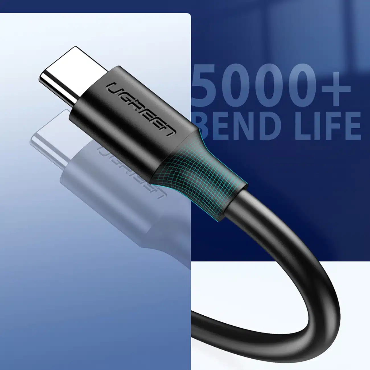 Ugreen US184 20883 καλώδιο USB-A 3.0 / USB-C 3A 1.5m - μαύρο - Image 13