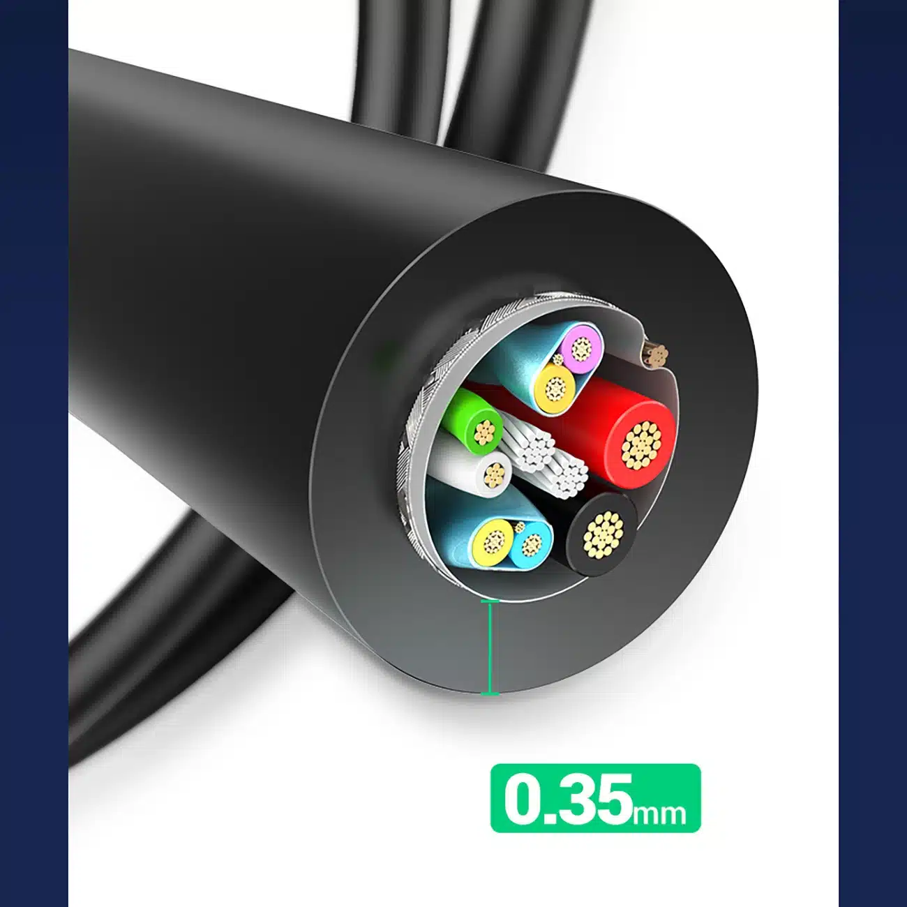 Ugreen US184 20883 καλώδιο USB-A 3.0 / USB-C 3A 1.5m - μαύρο - Image 14