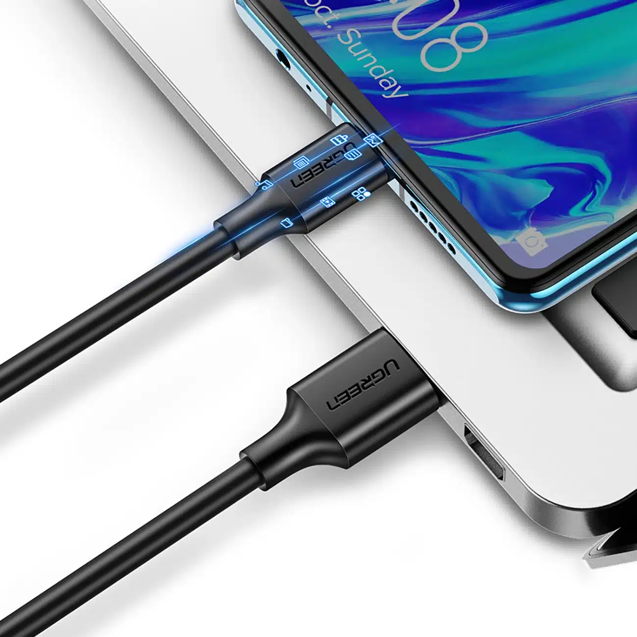 Ugreen US184 20883 καλώδιο USB-A 3.0 / USB-C 3A 1.5m - μαύρο - Image 15