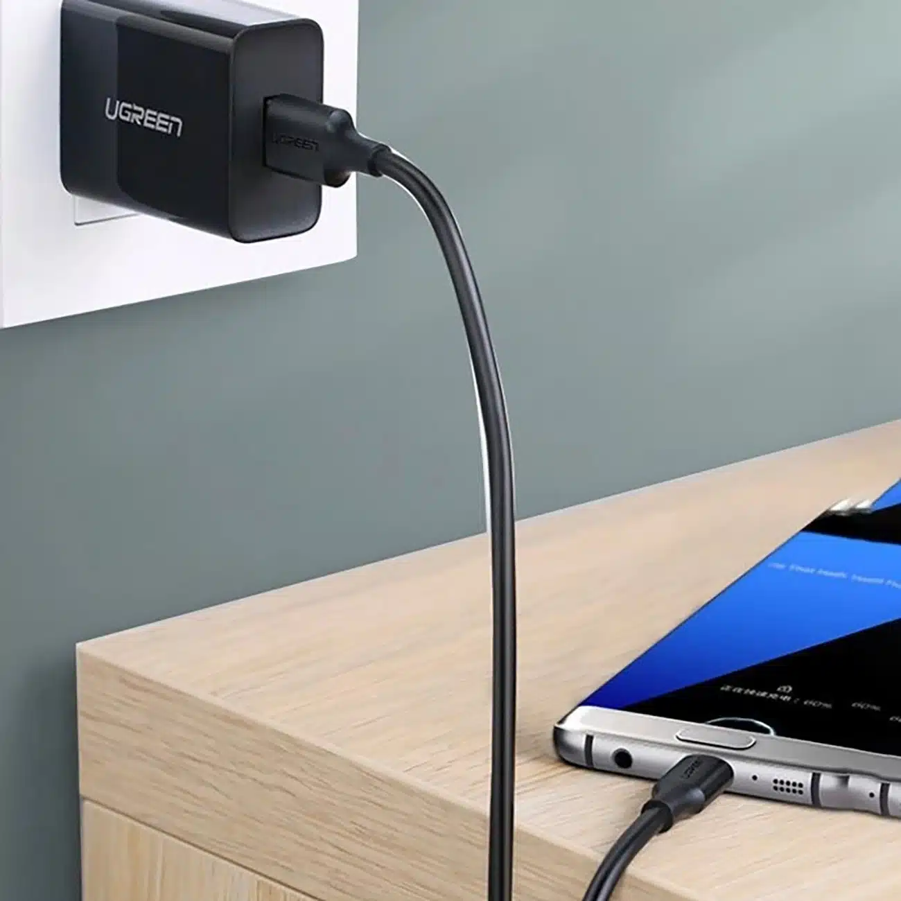 Ugreen US184 20883 καλώδιο USB-A 3.0 / USB-C 3A 1.5m - μαύρο - Image 3