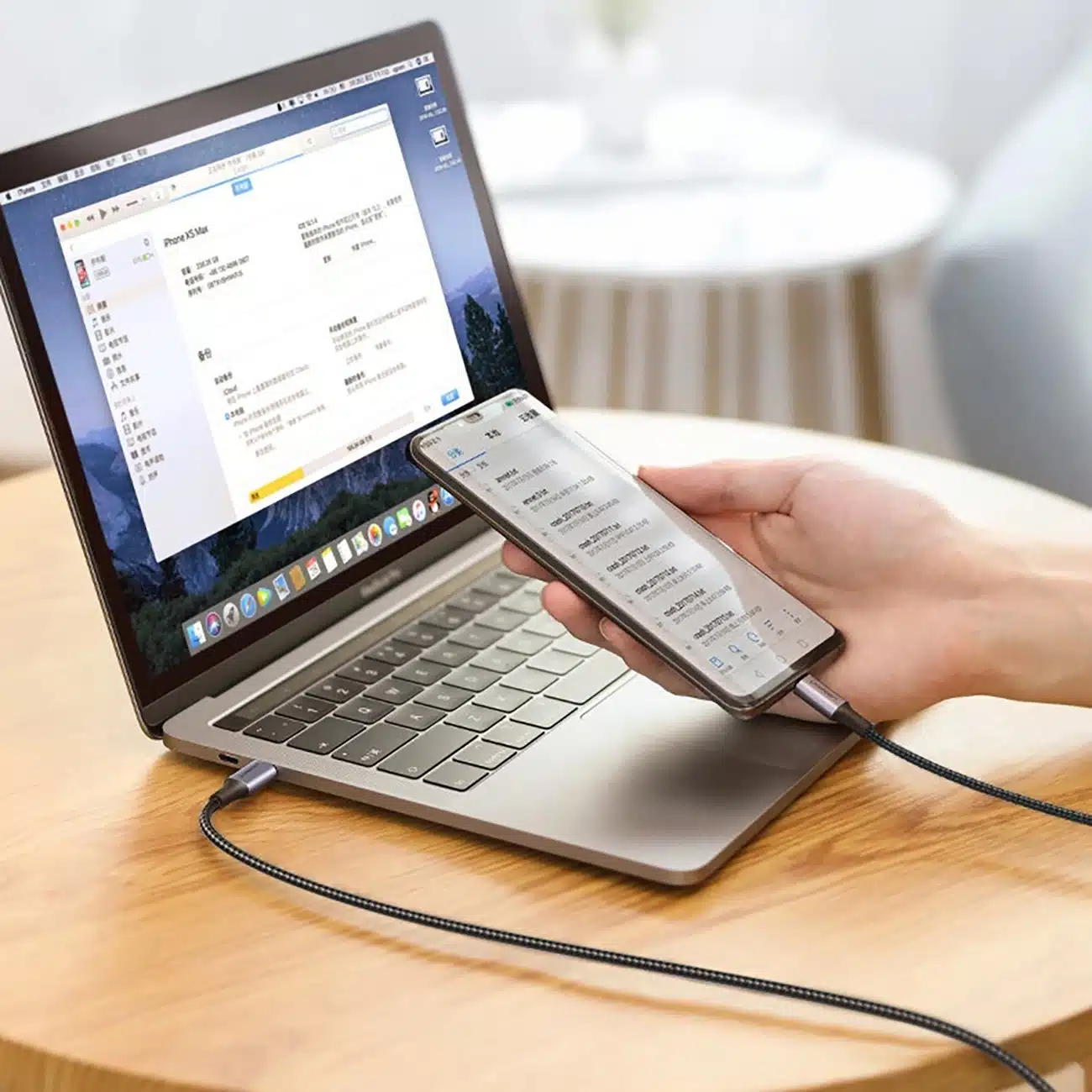 Ugreen US316 70428 USB-C - USB-C PD QC FCP καλώδιο 100W 5A 480Mb/s 1.5m - γκρι - Image 12