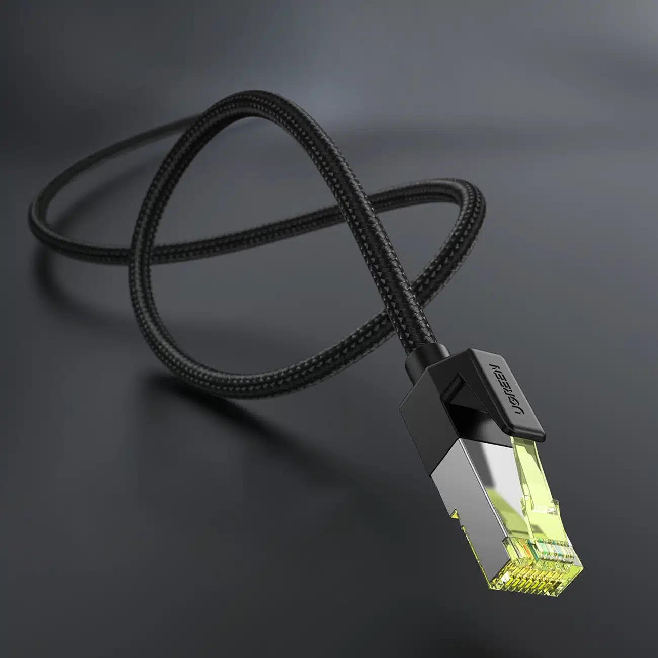 Ugreen NW150 80423 Καλώδιο Ethernet RJ45 Cat 7 10Gbps 2m - Μαύρο - Image 6