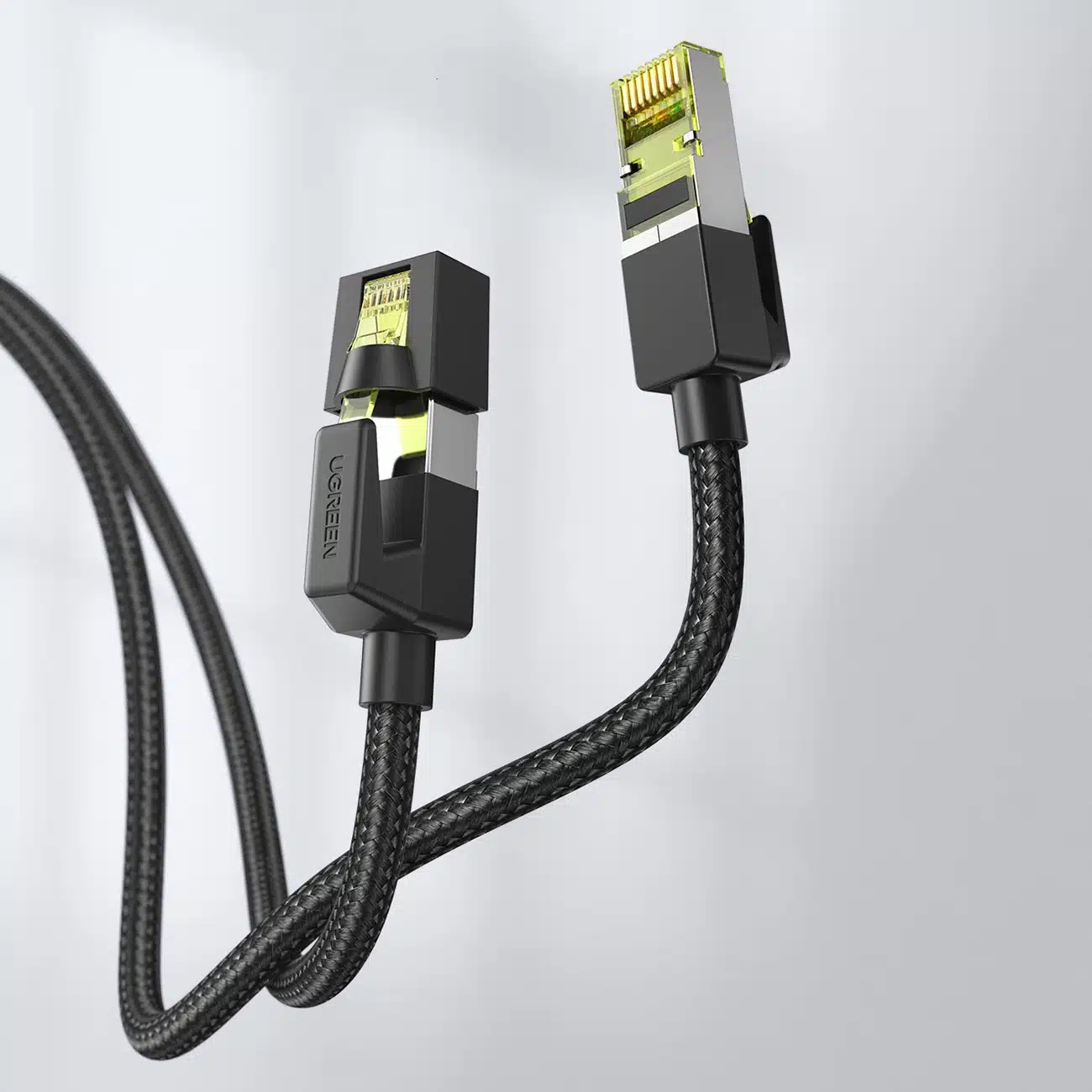 Ugreen NW150 80423 Καλώδιο Ethernet RJ45 Cat 7 10Gbps 2m - Μαύρο - Image 9