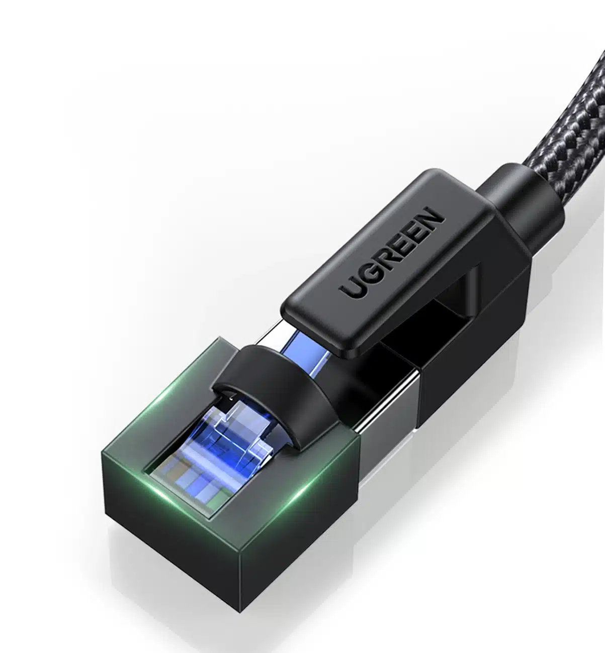 Ugreen NW153 Καλώδιο Ethernet RJ45 Cat8 με Χάλκινο Πυρήνα 1.5m - Μαύρο - Image 4