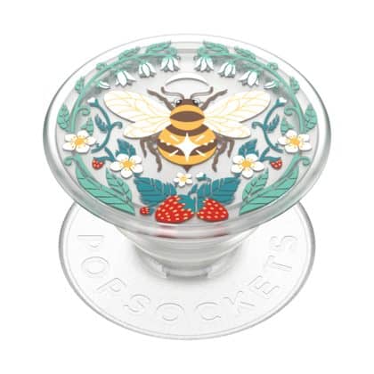 PopSockets - PopGrip - PlantCore Διαφανές Μέλισσα Boho