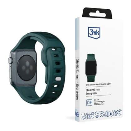 3MK Σιλικόνης Λουράκι Ρολογιού evergreen/zielony για Apple Watch 38/40/41mm