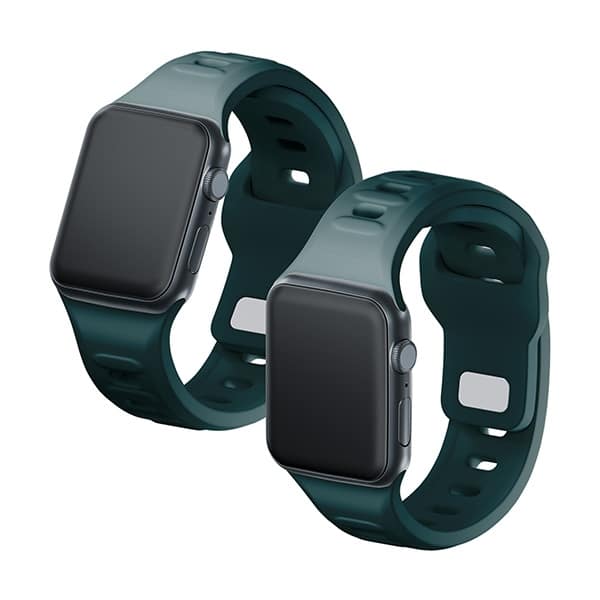 3MK Σιλικόνης Λουράκι Ρολογιού evergreen/zielony για Apple Watch 38/40/41mm - Image 5