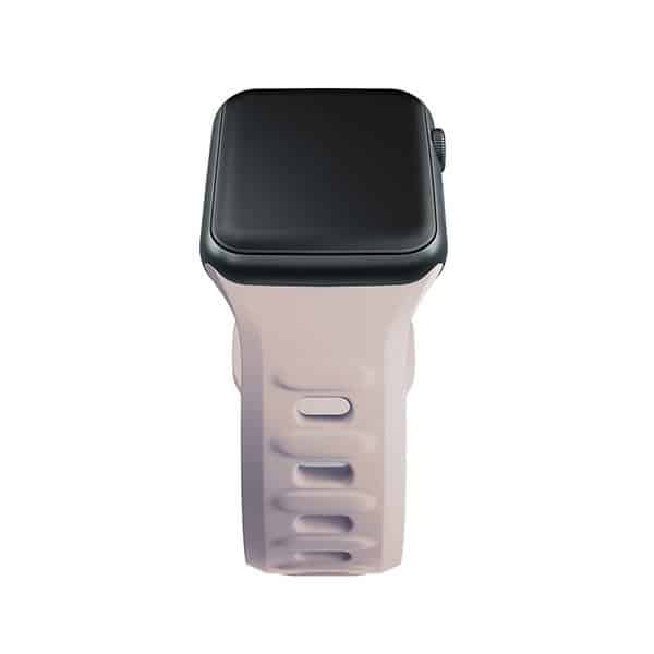 3MK Σιλικόνης Λουράκι Ρολογιού ροζ-μπεζ/ latte για Apple Watch 38/40/41mm - Image 12