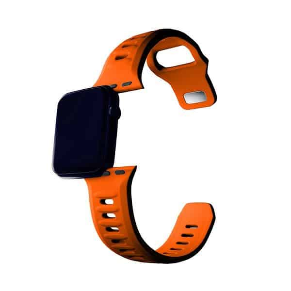 3MK Πορτοκαλί Σιλικόνης Λουράκι Ρολογιού για Apple Watch 38/40/41mm - Image 10
