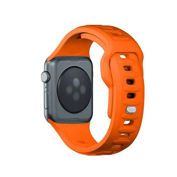 3MK Πορτοκαλί Σιλικόνης Λουράκι Ρολογιού για Apple Watch 38/40/41mm - Image 11