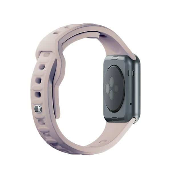 3MK Silicone Watch Strap - θήκη για Apple Watch 42mm (1st gen) / 44mm 45mm 49mm - Ροζ - Image 4