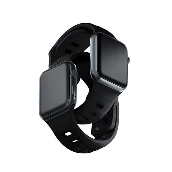 3MK Σιλικόνης Λουράκι Ρολογιού μαύρο για Apple Watch 38/40/41mm - Image 13