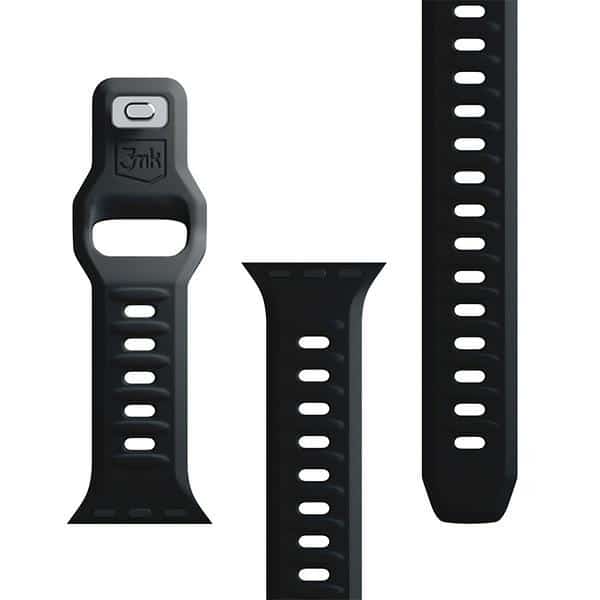 3MK Σιλικόνης Λουράκι Ρολογιού μαύρο για Apple Watch 38/40/41mm - Image 14