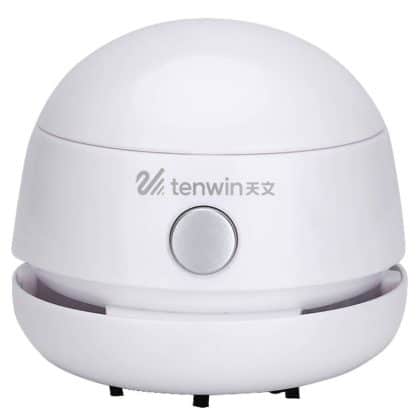 Επαναφορτιζόμενη Mini Ηλεκτρική Σκούπα για γραφείο Tenwin 8052-2 micro USB (λευκό)