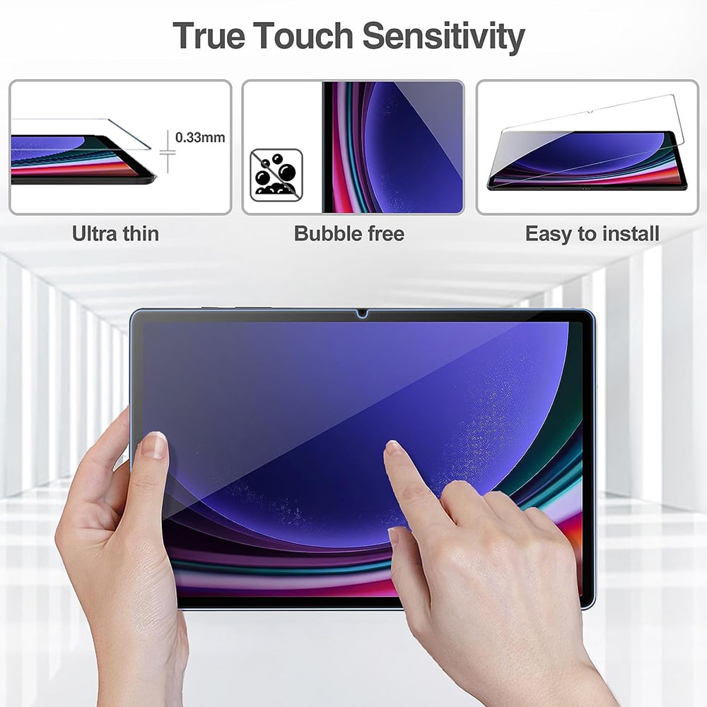 Lito - 2.5D Classic Glass - Samsung Galaxy Tab S9 / Tab S9 FE - Διάφανο - Image 7