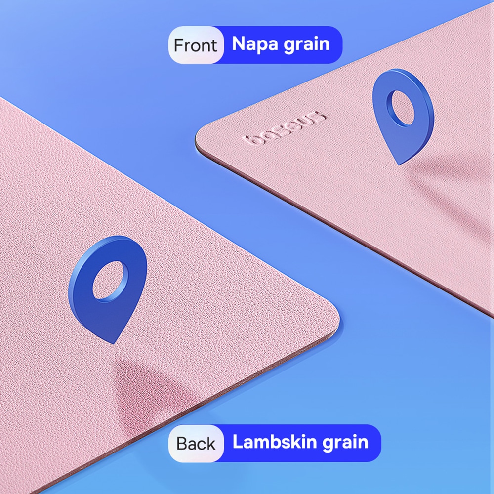 Baseus - Mousepad (B01055504511-00) - για Γραφείο, Gaming, Σπίτι, από Δέρμα PU - Νεφελώδες Μωβ - Image 7