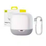 Baseus - Ασύρματο Ηχείο AeQur V2 (A20050500211-00) - Ήχος 360, Bluetooth 5.0 - Λευκό Σελήνης - Image 8