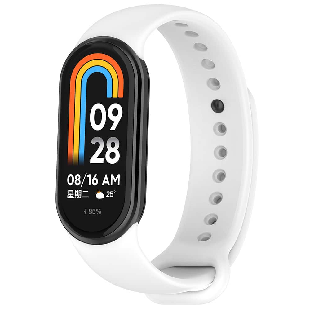 Techsuit - Watchband (W014) - Xiaomi Mi Band 8 / 8 NFC / 9 / 9 NFC - White - Image 2