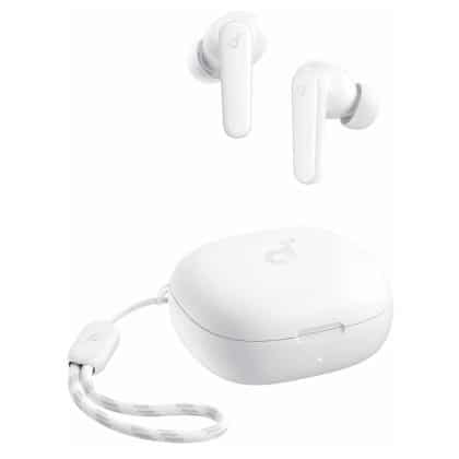 Anker - Ασύρματα Ακουστικά R50i (A3949G21) - με Θήκη Φόρτισης, Έξτρα-μπάσο, Ενισχυμένες Κλήσεις AI - Λευκό