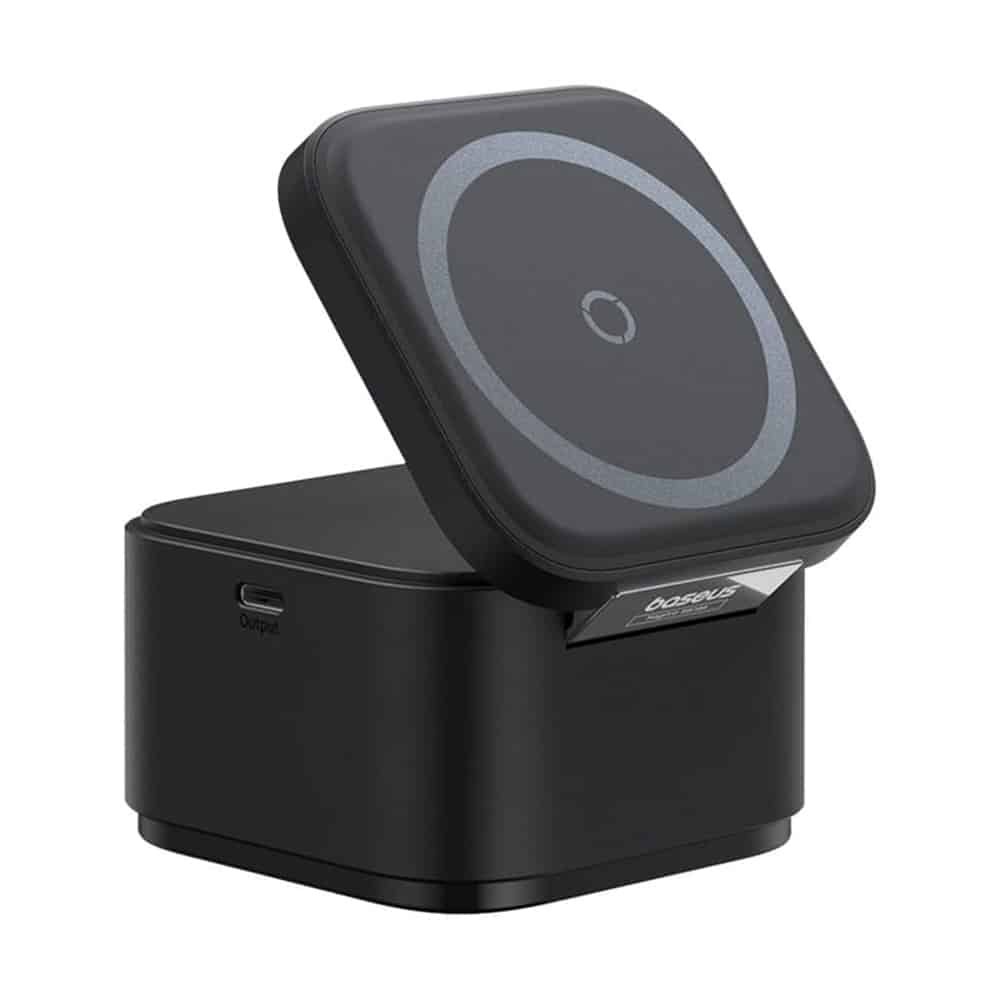 Baseus - Power Bank (P10264100123-00) - Σχήμα Κύβου, MagSafe, Qi, Type-C, 25W - Μαύρο - Image 2