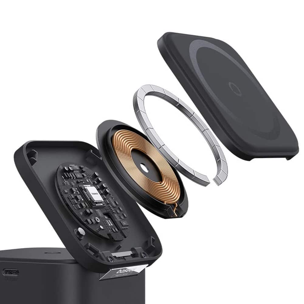 Baseus - Power Bank (P10264100123-00) - Σχήμα Κύβου, MagSafe, Qi, Type-C, 25W - Μαύρο - Image 7