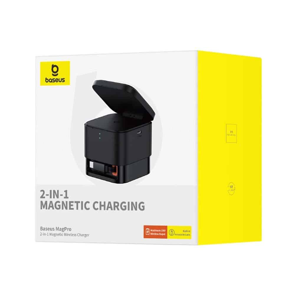 Baseus - Power Bank (P10264100123-00) - Σχήμα Κύβου, MagSafe, Qi, Type-C, 25W - Μαύρο - Image 8