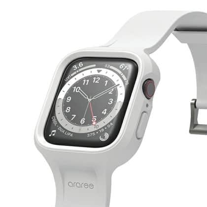 Araree Duple Pro - θήκη για Apple Watch 44/45mm / Series 4 5 6 7 8 9 SE 2 - Λευκό