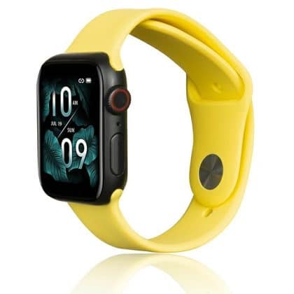 Beline pasek - θήκη για Apple Watch 42mm (1st gen) / 44mm 45mm 49mm - Κίτρινο
