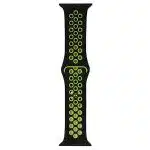 Beline λουράκι Apple Watch Sport Silicone 42/44/45/49mm μαύρο/λαχανί - Image 2