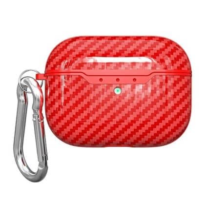 Beline Θήκη AirPods Carbon για Air Pods Pro 2 κόκκινο