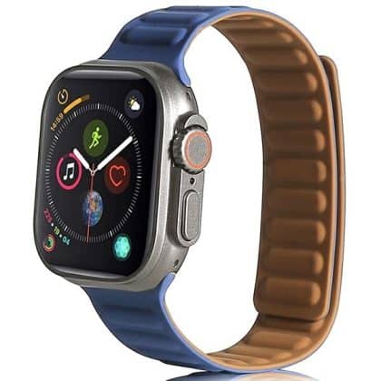 Beline pasek - θήκη για Apple Watch 38mm (1st gen) / 40mm 41mm 1/2/3/4/5/6/7/8/SE/SE2 - Μπλε