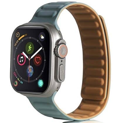 Beline pasek - θήκη για Apple Watch 38mm (1st gen) / 40mm 41mm Series 1 Aluminum 2 3 4 5 6 7 8 SE (2022) Edition Sport - Πράσινο