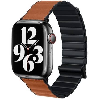 Beline pasek - θήκη για Apple Watch 38mm (1st gen) / 40mm 41mm - Μαύρο