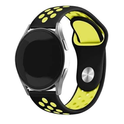 Beline λουράκι ρολογιού 20mm Sport Silicone μαύρο-κίτρινο σε μαύρο/κίτρινο κουτί