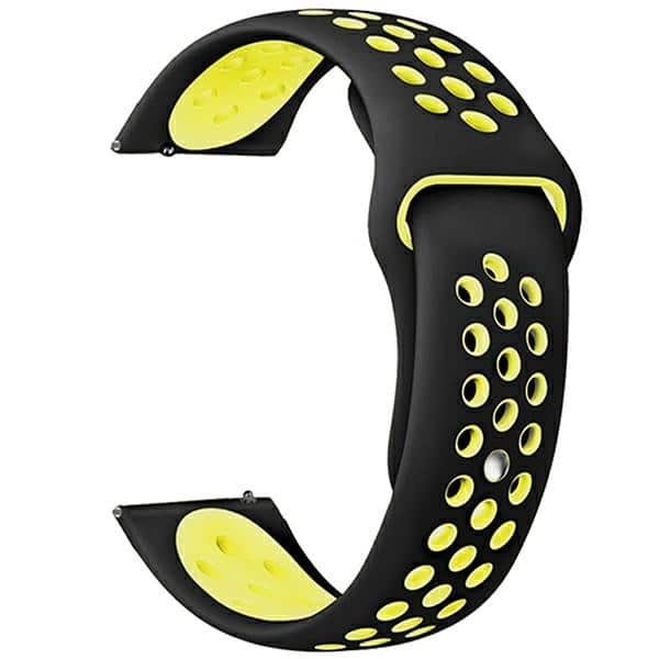 Beline λουράκι ρολογιού 20mm Sport Silicone μαύρο-κίτρινο σε μαύρο/κίτρινο κουτί - Image 3