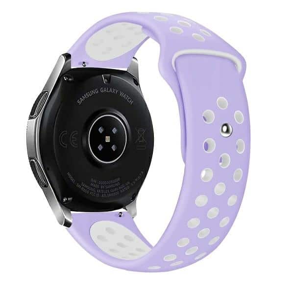 Beline λουράκι 22mm Sport Silicone σε Μοβ-Λευκό χρώμα - Image 2