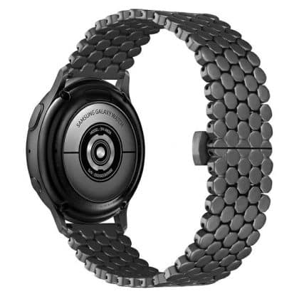 Beline μπρασελέ μεταλλικό ρολογιού 22mm Honeycomb μαύρο / μαύρο κουτί