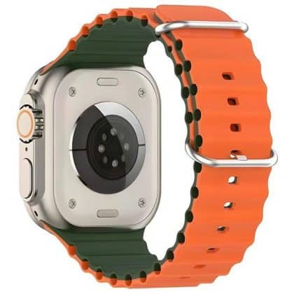 Beline λουράκι Apple Watch Silicone Waves 38/40/41mm πράσινο-πορτοκαλί κουτί
