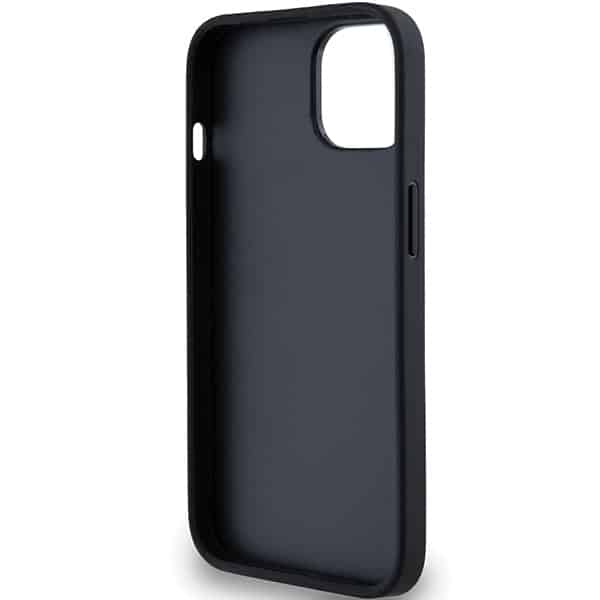 DKNY Leather Mono Stripe & Metal Logo - θήκη για Apple iPhone 14 - Μαύρο - Image 7