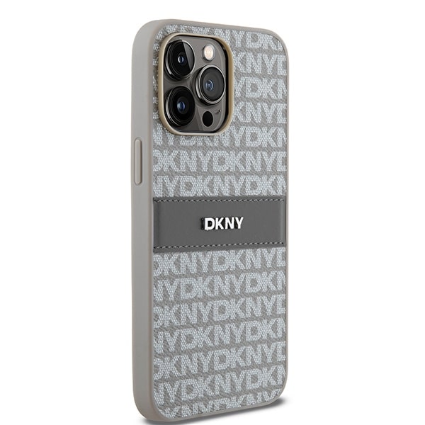 DKNY Leather Mono Stripe & Metal Logo - θήκη για Apple iPhone 14 Pro - Πολύχρωμο - Image 4