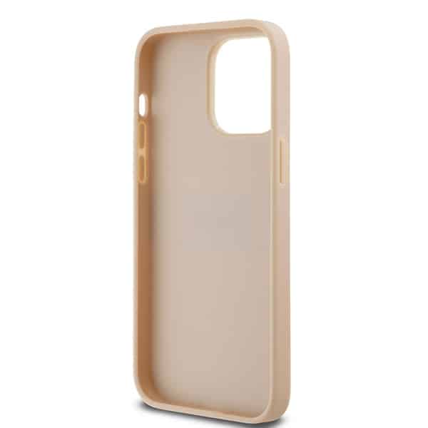 DKNY Leather Mono Stripe & Metal Logo - θήκη για Apple iPhone 14 Pro Max - Ροζ - Image 7