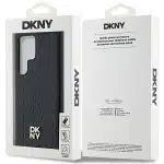 DKNY Leather Pattern Metal Logo MagSafe - θήκη για Samsung Galaxy S24 Ultra - Μαύρο - Image 8