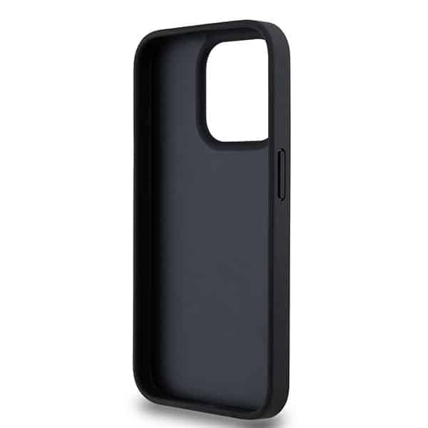 DKNY Leather Checkered Mono Pattern & Printed - θήκη για Apple iPhone 15 Pro - Μαύρο - Image 7