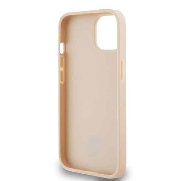 DKNY Leather Checkered Mono Pattern & Printed - θήκη για Apple iPhone 15 - Ροζ - Image 7