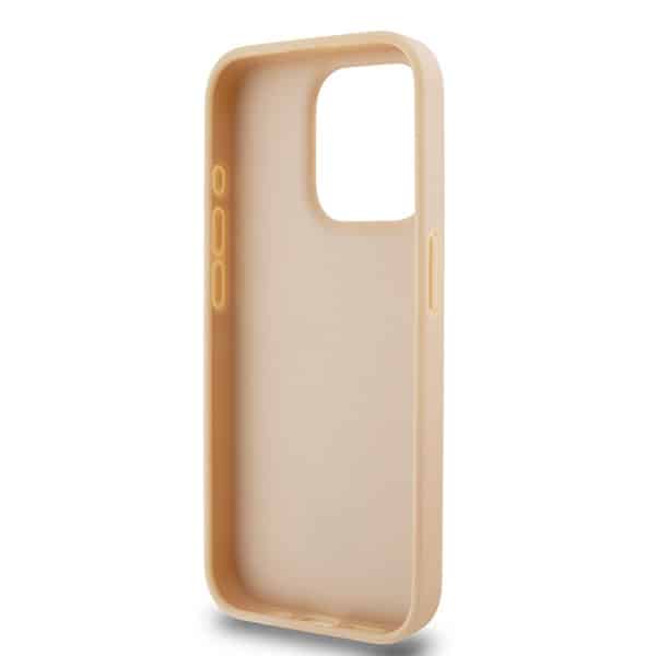 DKNY Leather Checkered Mono Pattern & Printed - θήκη για Apple iPhone 15 Pro Max - Ροζ - Image 7