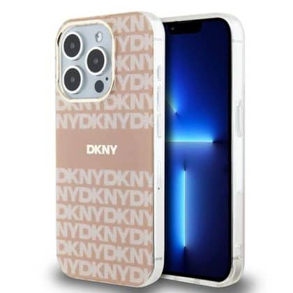 DKNY IML Mono & Stripe MagSafe - θήκη για Apple iPhone 15 Pro - Ροζ