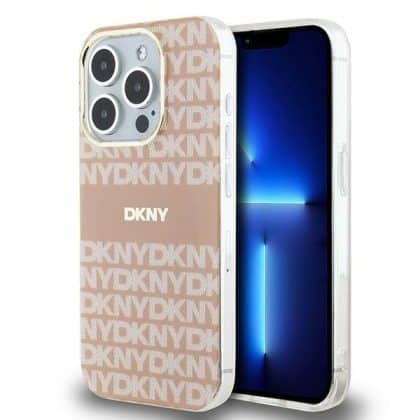 DKNY IML Mono & Stripe MagSafe - θήκη για Apple iPhone 15 Pro Max - Ροζ